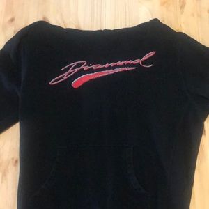 Black Diamond Hoodie- Size L. Runs a little bigger than large.